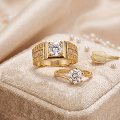 Happy Couple Ring (Golden)